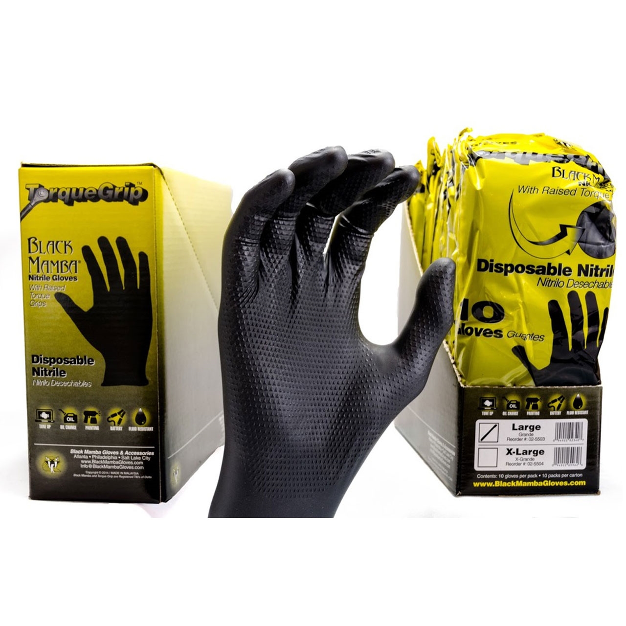 torque grip nitrile gloves