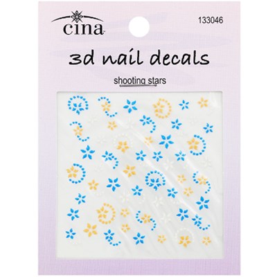 Cuccio 3D Decals - Shooting Stars