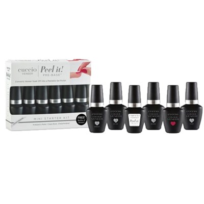 Cuccio Peel It! Pre-Base Mini Starter Kit 6 pc.