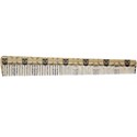 Krest Combs Barber Tapered Comb - Gold 6.5 inch