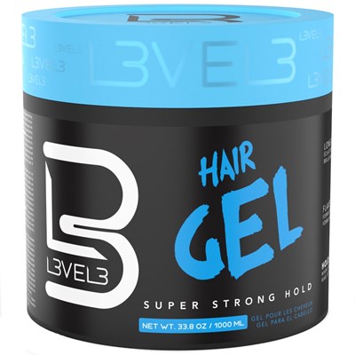 L3VEL3 Super Strong Hair Styling Gel 16.9 Fl. Oz.