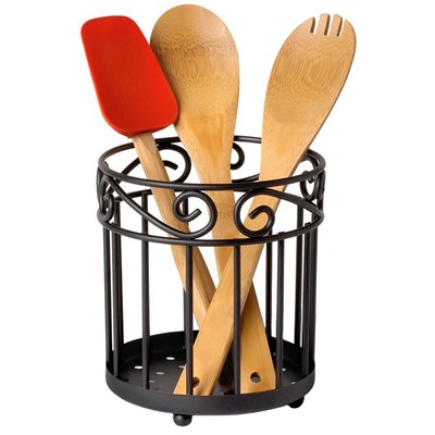 Spectrum Diversified Designs Scroll Grande Utensil Holder