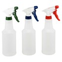 Sprayco Natural Unprinted Spray Bottle W/ Red & White Trigger 12P-16 16 Fl. Oz.